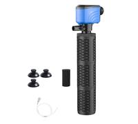 Filtre interne silencieux pour aquariums à triple action pour différentes tailles d'aquariums à usage domestique