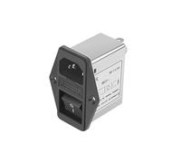 Filtre interrupteur alimentation console jeu DBI5-S 3A prise fusible | Filtre EMI fréquence 0.05 perte d'insertion 10-60 impédance 0.005 montage socket CQC CE ROHS