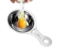 Filtre jaune d'oeuf et blanc en acier inoxydable de qualité alimentaire | Outil de séparation multifonction blanc de jaune d'œuf pour boulangers, personnes soucieuses de leur santé faisant des