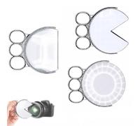 Filtre Kaléidoscope Portable, Lot De 3 Filtres À Réfraction | Outil Visuel Portable, Réfraction Multiple, Verre Optique, Avec Sac De Rangement, Effets D'image Pour Portraits Et Paysages