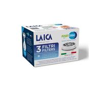 Laica Filtre Fast Disk FD03A – en carbone 120 L – Blanc, 3 unités