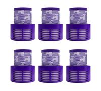 Filtre Lavable, Compatible Avec Les Aspirateurs Robots Dyson V10 Et SV12, Accessoires, Pièces De Rechange Et De Nettoyage(6pcs)