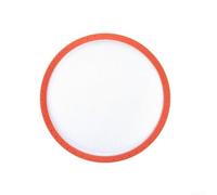 Filtre lavable, diamètre 150 mm, pièce de rechange pour aspirateur cylindrique, réutilisable et à nettoyer, couleur orange et blanche pour le nettoyage