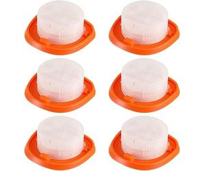 Filtre Lavable For Aspirateur À Main, Compatible Avec BlackDecker, Dustbuster NVC115JL NVC115W-QW NVC115JL-GB, Pièces De Rechange(6pcs)