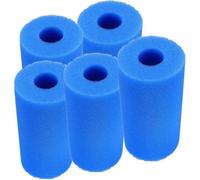 Filtre Lavable pour Piscine Intex Type A - Lot de 5 - Eponge Cartouche Mousse - Bleu