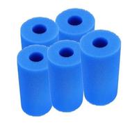 Filtre Lavable pour Piscine Intex Type A - Lot de 5 - Eponge Cartouche Mousse - Bleu