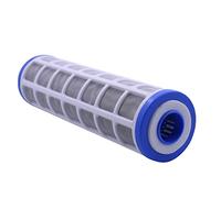 Filtre lavable pour purificateur d'eau - 25,4 cm - Cartouche filtrante en maille d'acier inoxydable - Précision de 40 microns