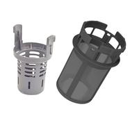 Filtre lave-vaisselle complet compatible avec Hotpoint Ariston Indesit | C00256571 + C00256572 Filtre intérieur et extérieur pour évacuation, également compatible avec Whirlpool et Scholtes sur les