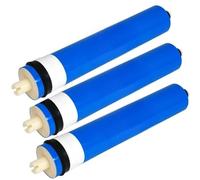 Filtre Lot de 3 membranes RO 100 Gpd for filtre à eau, membrane d'osmose inverse, 2012-100 Débit d'eau rapide