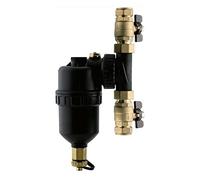 Filtre magnétique pour chaudière Teams Controls 22 mm en ligne pour chauffage central avec vannes à plein débit et poignée métallique - Team Supplies TCFILTER