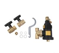 Filtre magnétique séparateur de boues pour protection de chaudière, maille en acier inoxydable, élimine la rouille, convient aux filetages mâles femelles DN20 DN25 DN32 (DN25/1 valve mâle)