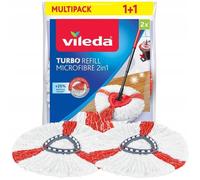 Vileda Housse de rechange Turbo 2 en 1 – recharge de vadrouille – 2 x