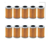 Filtre moto adapté for 125 RC 200 250 EXC 390 Adventure 450 XC 525 HF155(10Pcs)