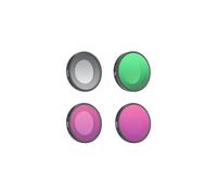 Filtre ND Compatible avec Les objectifs en Verre Optique Insta360 GO Ultra, Ensemble de filtres réglables MCUV ND8 ND16 ND32 ND64, Accessoires(4 in 1 Kit)