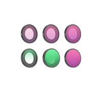 Filtre ND Compatible avec Les objectifs en Verre Optique Insta360 GO Ultra, Ensemble de filtres réglables MCUV ND8 ND16 ND32 ND64, Accessoires(6 in 1 Kit)