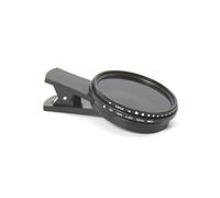 Filtre ND de Téléphone 52 mm ND2 à ND400 Filtre à Densité Neutre Variable à Clipser pour Appareil Photo de Téléphone Portable et Smartphone