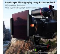Filtre Nd1000 Carré 100 X 100 Mm Et Porte Filtre Avec 8 Bagues Adaptateurs Inclus Pour Objectif Appareil Photo[Z2922]