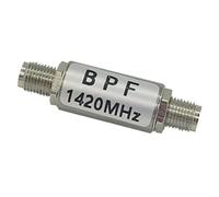 Filtre passe-bande de précision 80 MHz avec longueur de 40 mm, installation rapide pour 1420 MHz pour filtre circulaire de radio-astronomie