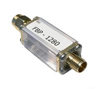 Filtre passe-bande FBP-1280, 1280 MHz, faible perte d'insertion, haute sélectivité pour applications Galileo E6 Band RF, gestion de l'alimentation 10 W