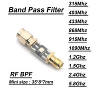 Filtre passe-bande RF BPF 433M 868M 915M 1.2G 1.5G 2.4G 5.8G, filtre passe-bande LC, amplificateur Radio amateur, émetteur récepteur BPF 2.4Ghz