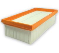 Filtre PES lavable Kallefornia K741WE pour Kärcher NT 561 Eco M TE Filtre à plis Filtre plat à plis lavable Polyester non tissé classe de poussière M