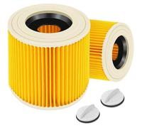 Filtre - Phonillico® - Karcher WD2 WD3 - Lot de 2 - Compatible - Facile à installer