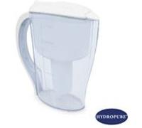 Carafe filtrante - HYDROPURE - Réduit tartre, chlore, pesticides, plomb, nitrates - 2,5L dont 1,25L filtrée