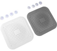 Filtre plat en silicone pour évier, couvercle de drain de douche, attrape-cheveux, filtre en silicone pour évier, couvercle de drain de douche, couvercle de drain de baignoire, attrape-cheveux pour dr