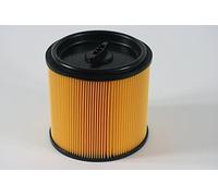 Filtre plissé original Parkside Lidl avec grille intérieure en acier, couvercle inclus, modèle stable, pour aspirateur eau et poussières PNTS 23E, 1250, 1300, 1400, 1500 A1, B1, B2, B3, C1, C3, C4, D1, D3, E2, F2, F6
