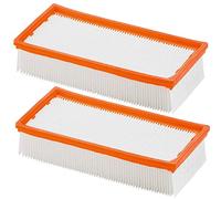 Filtre plissé plat pour aspirateurs d'origine tels que les aspirateurs Kärcher humide/poussière NT 65/2 NT 72/2 et aspirateurs industriels IVC tels que 6.904-283.0 NT 72/2 Eco Tc, NT 75/2 Ap Me Tc