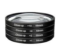 Filtre Polarisant Circulaire,Filtre UV Macro Fermer Le Filtre à lentilles + 1 + 2 + 4 + 10 Kit de Filtre 49mm 52mm 55mm 58mm 62mm 67mm 72mm 77mm 77mm(62mm)