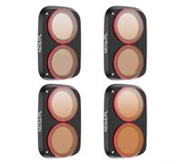 Filtre polarisant réglable avec support magnétique pour DJI pour Osmo pour Pocket pour 4 Pro optimisé pour des images plus claires dans des conditions lumineuses (4 pièces)