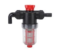 Filtre Pompe à Eau d’Irrigation, Double Filtration Maille Fine, Crépine Inline à Haut Débit pour Jardin et Pelouse - Protection Contre Débris, Idéal pour Irrigation et Traitement (Connecteur 38 mm