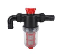 Filtre Pompe à Eau d’Irrigation, Double Filtration Maille Fine, Crépine Inline à Haut Débit pour Jardin et Pelouse - Protection Contre Débris, Idéal pour Irrigation et Traitement (Interface 25 mm