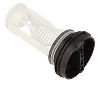 Whirlpool Filtre pompe de vidange 481010585335 – Compatible Bauknecht, Ariston, Laden, Ignis – Blanc