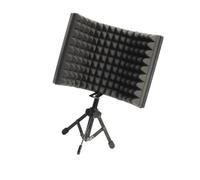 Filtre -pop pour Microphone 1 Set à Trois Panneaux Noir