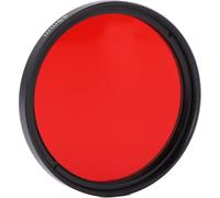 Filtre pour appareil photo - Filtre rouge étanche de haute qualité en verre optique - 49mm, adapté aux objectifs Canon, Nikon, Sony, Fuji