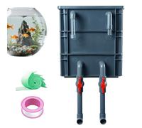 Filtre pour aquarium à cassette silencieux, longue durée de vie, récipient filtrant pour aquarium, bureau, dortoir, appartement, chambre, salon, intérieur