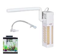 Filtre pour aquarium,Pompe à Eau Silencieuse Compacte Réglable Multifonction - Pompe Submersible pour Aquarium,Adapté Bassins, Jardins Aquatiques, Élevages de Poissons, Tortues,