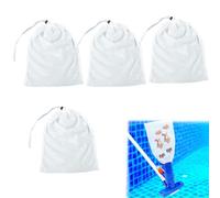 Filtre pour aspirateur de piscine | Accessoires pour aspirateur de piscine | Filtre en tissu | Sac filet de nettoyage | Filet de rechange | Sac d'aspirateur en filet | Fermeture à cordon | Sac