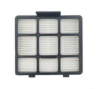 Filtre pour aspirateur Redmond RV-C335 Multicyclone - Filtre d'échappement lavable et réutilisable - Boîtier en plastique avec papier filtre - 123 x 110 x 30 mm