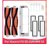 Filtre pour aspirateur Robot Xiaomi Mi 1/1S SDJQR01RR SDJQR02RR SDJQR03RR Roborock E2 E3 E4 E5 S4 S4 Max S5, brosse latérale principale Set E
