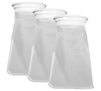 Filtre pour bac à Eau de Pluie IBC, Lot de 3 pièces, 5, 3" x 200 mm, Couvercle IBC, 200 Mailles, Filtre pour Baril Pluie en Nylon, Lavable et réutilisable, à Eau, Accessoires po