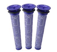 Filtre pour Dyson, filtre de rechange pour Dyson V8 V7 V6 aspirateur, 3 pré-filtre et 3 HEAP post-filtres avec brosse de nettoyage accessoires Kit(V7V8) (3 pièces V6 pré-filtre)