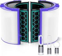 Filtre pour Dyson TP04 HP04 DP04 TP05 HP05 HP06 TP07 HP07 TP09 HP09 TP4A | Filtre de Rechange HEPA H13 et Charbon Actif pour Purificateur d'Air Pure Cool & Hot+Cool, Remplacement 969048-01 969048-03