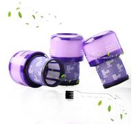 Filtre pour Dyson V11 - Lot de 3 filtres aspirateur pour Dyson lavables avec brosse, HEPA de rechange compatibles avec pour Dyson V11 Absolute/Animal/Torque Drive, durable et facile à installer
