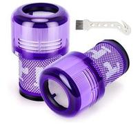 Filtre pour Dyson V12 - KINGCENTON- Lot de 2 HEPA Filtre Slim - Lavable - Replacement Part 971517-01 Vert G