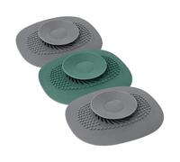 Filtre pour évier en Silicone Attrape Aliments/Cheveux BLOCTOUT - Venteo™ - Gris - Adulte - Fixation Rapide pour évier/Baignoire