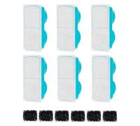 Filtre pour fontaine à eau pour chat - 9 x 4,3 x 2,2 cm - Cartouche de rechange - Insert éponge en coton - Nettoyant pour distributeur d'eau avec élimination des odeurs - Kit de recharge pour