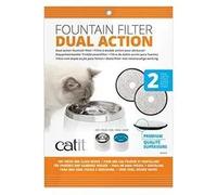 Filtre pour fontaine pour chat Catit 2.0 Fresh & Clear Premium (x2) Gris 3x17x22 cm